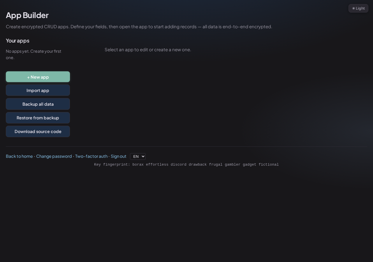 SealKeep App Builder - unlocked and ready